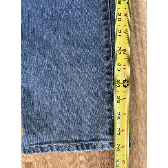 Levi Demi Curve Mid Rise Straight Jeans Size‎ 10/30 - Picture 6 of 8